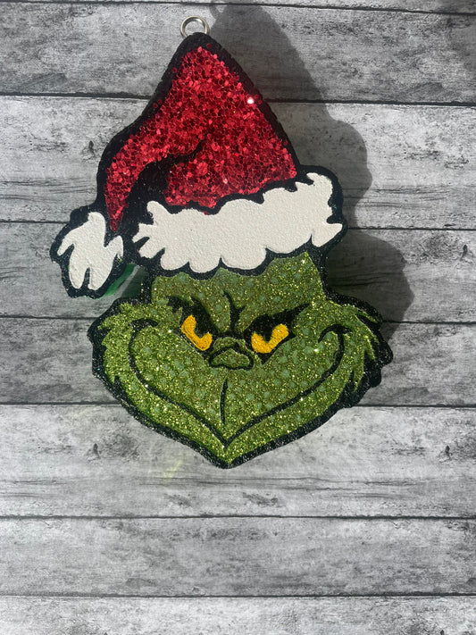 Grinch Face Car freshie